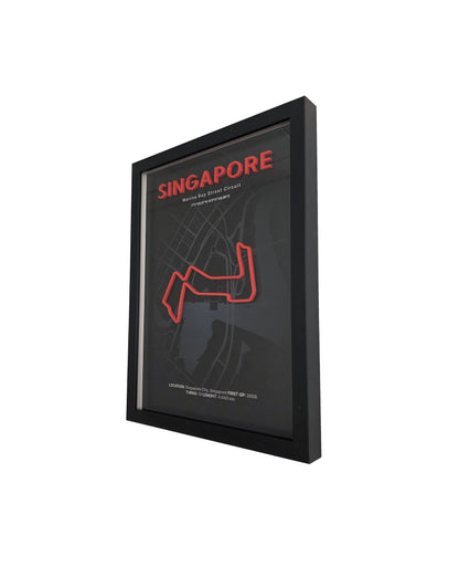 3D Mapa okruhu VC Singapuru