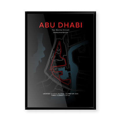 3D Mapa okruhu VC Abu Dhabi
