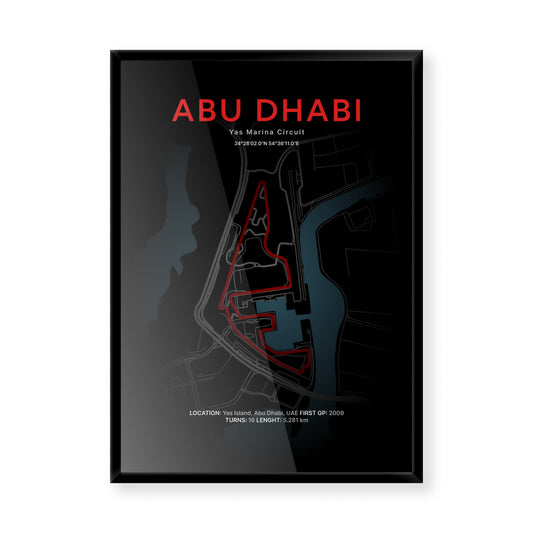 3D Mapa okruhu VC Abu Dhabi