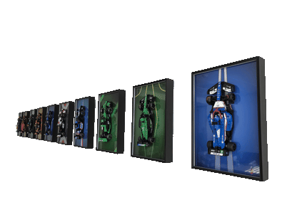 Nástěnný rám pro LEGO® Speed Champions 77243 Závodní auto Oracle Red Bull Racing RB20 F1® v provedení s gradientem